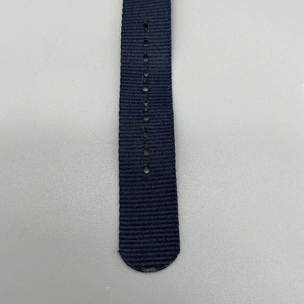 Timex Indiglo Chronograph Mens Watch 40mm Blue Dial Blue Date New Battery